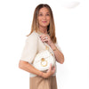 Chloe Tess Cream Leather Crossbody  Bag