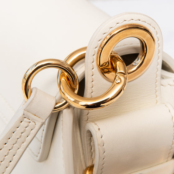 Chloe Tess Cream Leather Crossbody  Bag