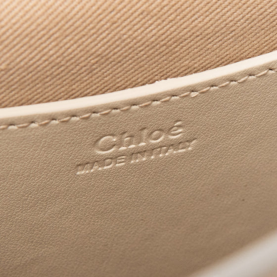 Chloe Tess Cream Leather Crossbody  Bag