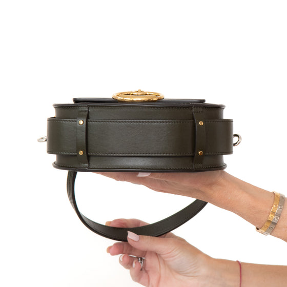 Chloe Tess Green Leather Bag