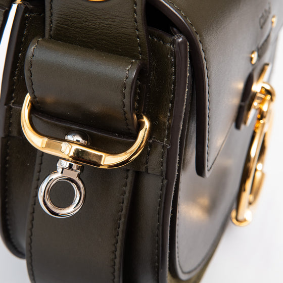 Chloe Tess Green Leather Bag