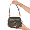Chloe Tess Green Leather Bag