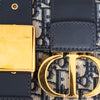 Christian Dior 30 Montaigne Navy Oblique Jacquard Micro Shoulder  Bag