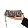 Christian Dior 30 Montaigne Navy Oblique Jacquard Micro Shoulder  Bag