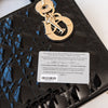 Dior Patent Lady Dior Black Patent Leather Medium Bag 2024