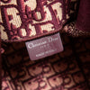 Dior Burgundy Oblique Jacquard Messenger Bag