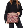 Dior Burgundy Oblique Jacquard Messenger Bag
