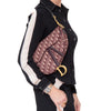 Dior Burgundy Oblique Fabric Leather Saddle Bag