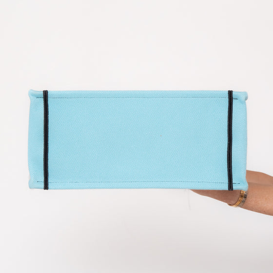 Dior Capri Souvenir Medium Dior Book Tote Natural Raffia and Multicolour