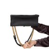Christian Dior Diorama Black Leather Shoulder Bag