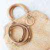 Christian Dior Diorissimo Ostrich Leather Beige Bag