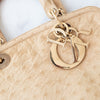 Christian Dior Diorissimo Ostrich Leather Beige Bag