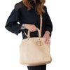 Christian Dior Diorissimo Ostrich Leather Beige Bag