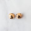 Christian Dior Couture Pink Gold Stud Earrings
