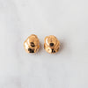 Christian Dior Couture Pink Gold Stud Earrings