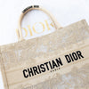 Christian Dior Dior Or Lace Butterfly Medium Book Tote Bag