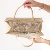Christian Dior Dior Or Lace Butterfly Medium Book Tote Bag