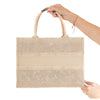 Christian Dior Dior Or Lace Butterfly Medium Book Tote Bag