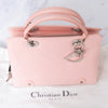 Dior Vintage Small Pink Cannage Lady Dior Tote Bag