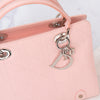 Dior Vintage Small Pink Cannage Lady Dior Tote Bag