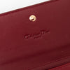 Dior Red Patent Leather Cannage Lady Dior Wallet On Chain Bag