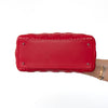 Dior  Lady Dior Red Leather Medium Bag