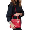 Dior  Lady Dior Red Leather Medium Bag