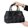 Dior Lady 95.22 Black Calfskin Leather Bag