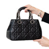 Dior Lady 95.22 Black Calfskin Leather Bag