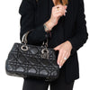 Dior Lady 95.22 Black Calfskin Leather Bag