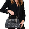Dior Lady 95.22 Black Calfskin Leather Bag