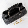 Dior Lady 95.22 Black Calfskin Leather Bag