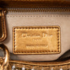 Christian Dior Lady Dior Mini Crystal Embellished Metallic Leather Bag