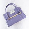 Dior Mitzah Violet Leather Double Handle Shoulder Bag
