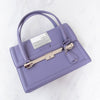 Dior Mitzah Violet Leather Double Handle Shoulder Bag