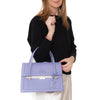 Dior Mitzah Violet Leather Double Handle Shoulder Bag