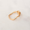 Christian Dior Couture Pink Gold And Diamonds Ring