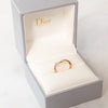 Christian Dior Bois De Rose Pink Gold And Diamonds Ring