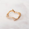 Christian Dior Bois De Rose Pink Gold And Diamonds Ring