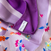 Christian Dior Silk Purple Scarf