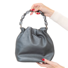  Christian Dior Malice Metallic Grey Leather Bag