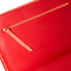 Christian Louboutin Red Patent  Spike Clutch Bag