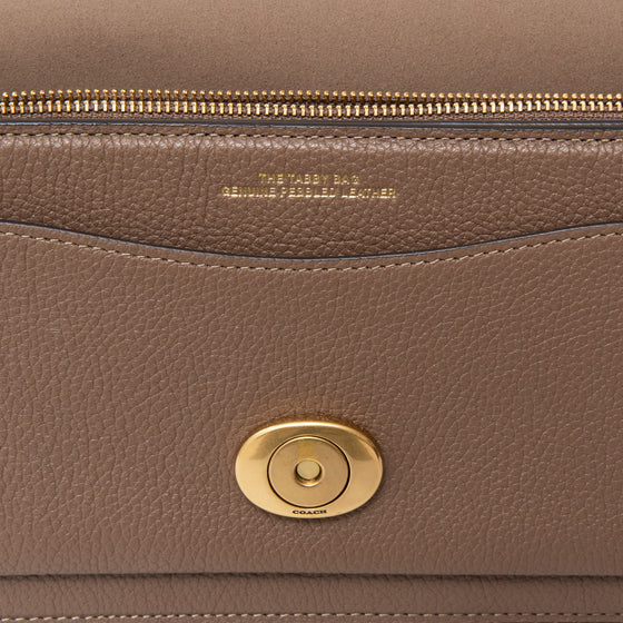 Coach Dark Stone Tabby 26 Shoulder Bag