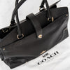 Coach Mercer Black Leather Bag