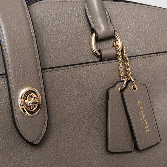 Coach Mercer Mushroom Leather Bag