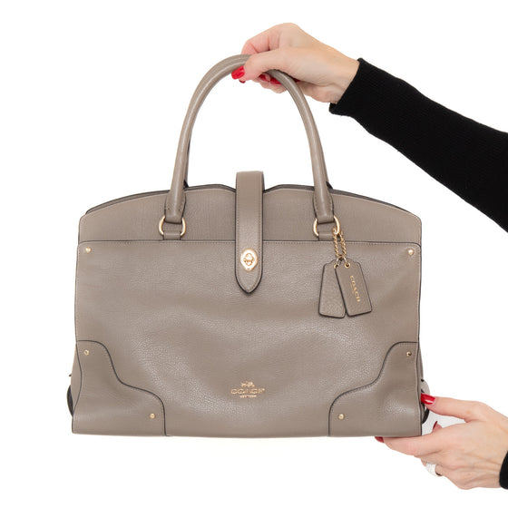 Coach Mercer Mushroom Leather Bag