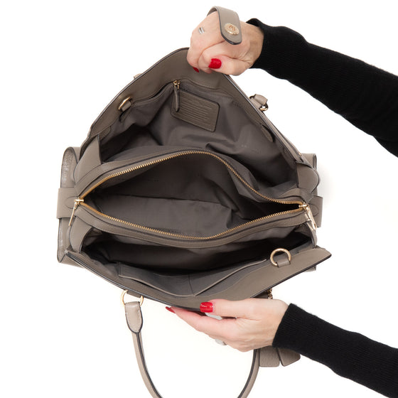 Coach Mercer Mushroom Leather Bag