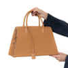 Connolly Camel Leather Tote Bag