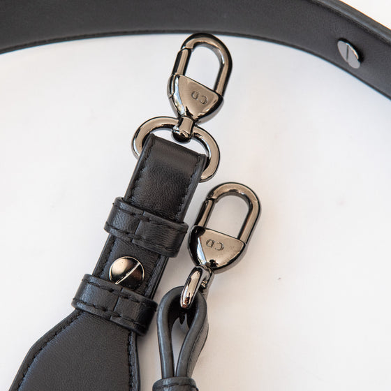Christian Dior Lady Dior Black Leather Small Bag
