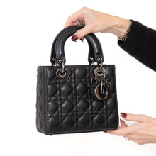  Christian Dior Lady Dior Black Leather Small Bag